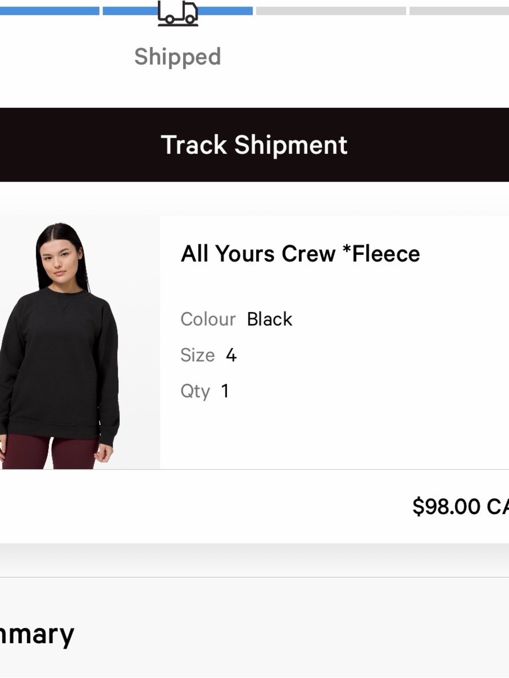 lululemon athletica All Yours Crew Fleece Black